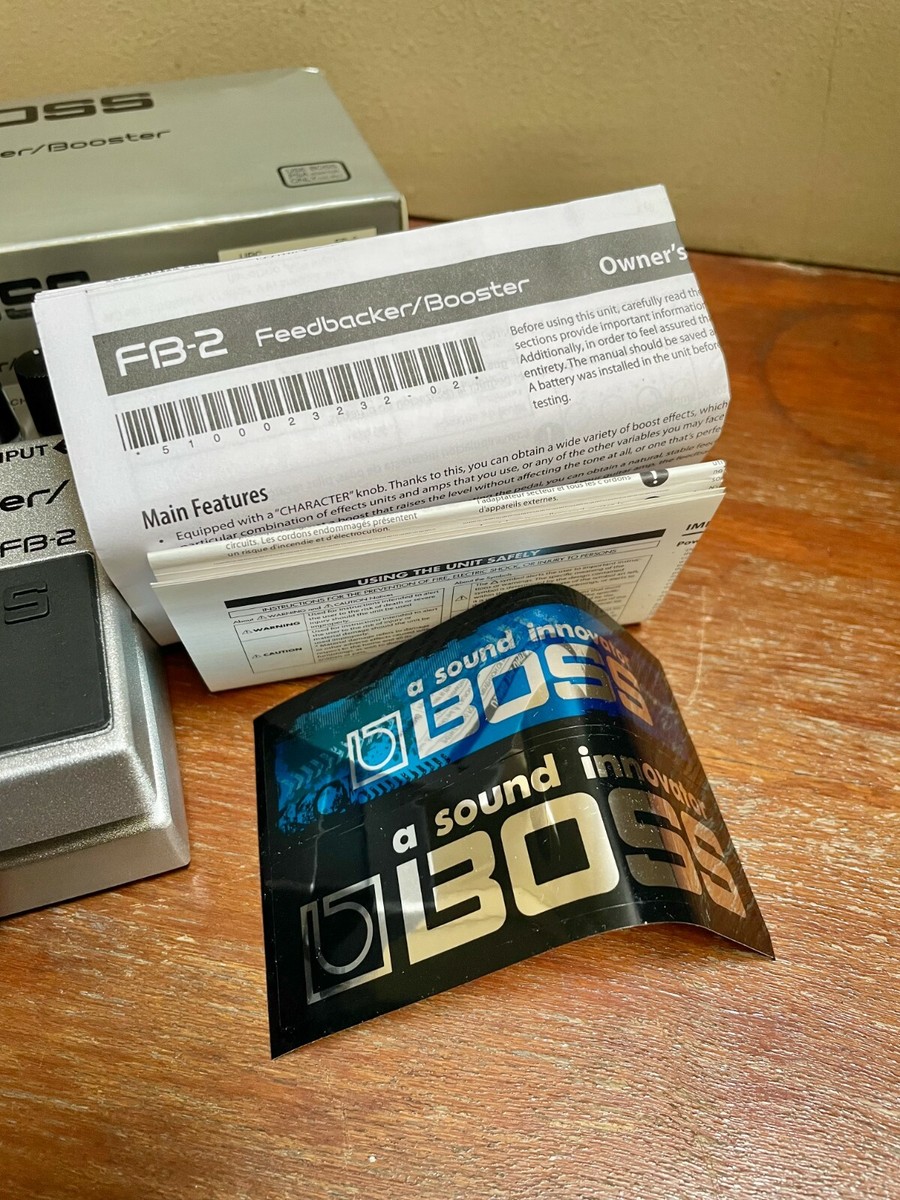 Boss FB-2 Feedback/Booster S/N A1C8702 | eBay Boss FB-2 Feedback/Booster S/N A1C8702 | eBay