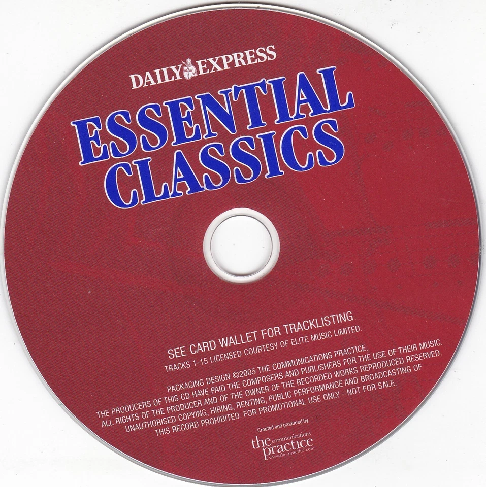 ESSENTIAL CLASSICS ( DAILY EXPRESS Newspaper 15 Track CD ) - Bild 3 von 3