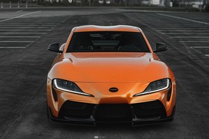 Piecha Toyota Supra Front Spoiler A90 Mk5 Front Levre Front Wing