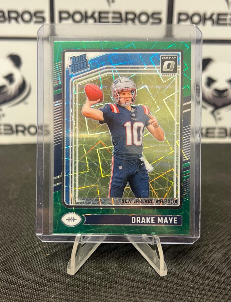 2024 Optic Drake Maye Rated Rookie Green Velocity (RC)🔥New
