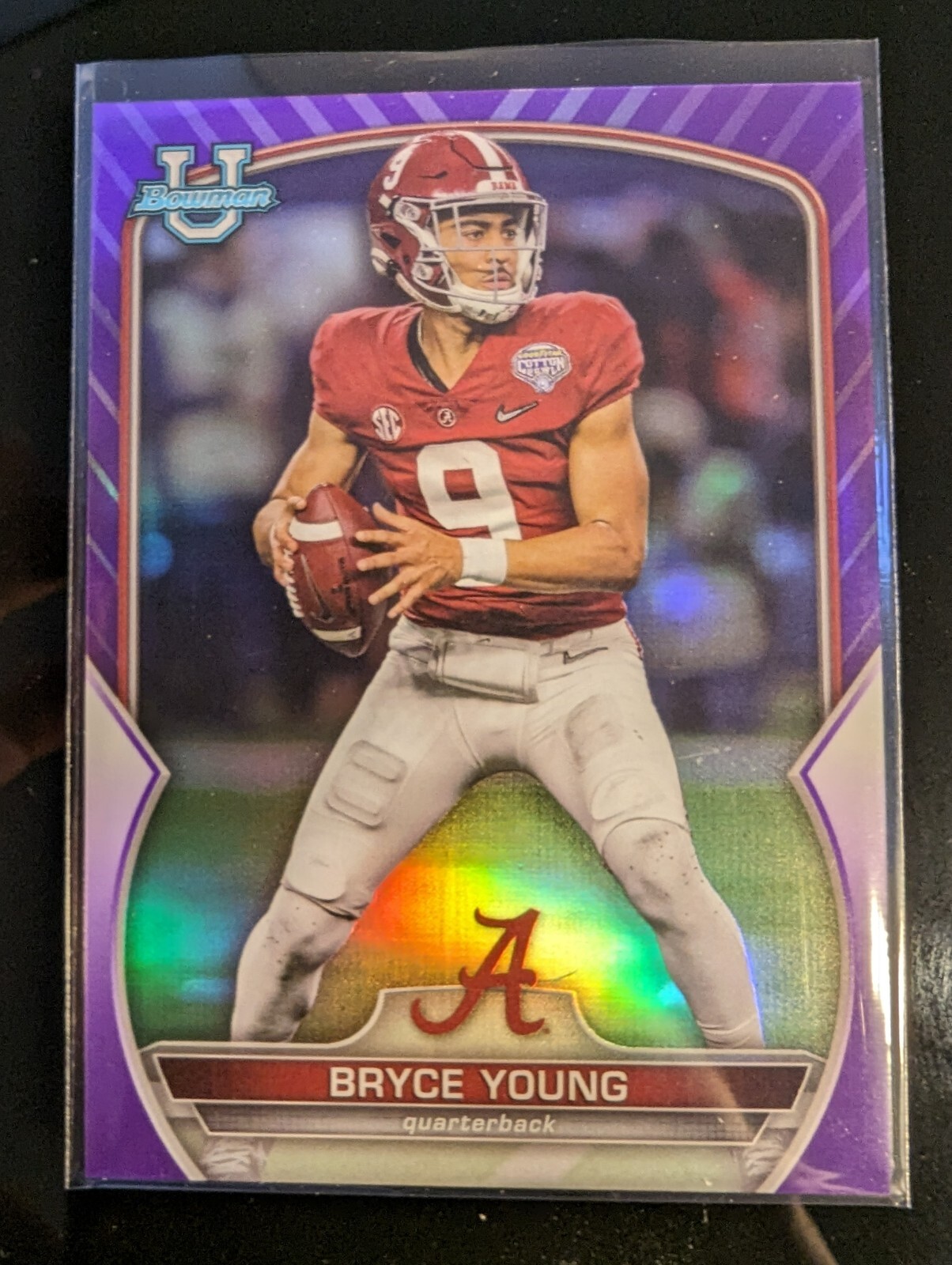 2022 Bowman Chrome University Purple Refractors #1 Bryce Young 153/399