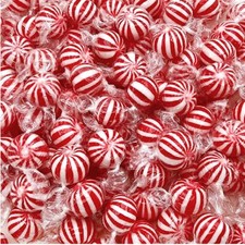Old-Fashioned Jumbo Mint Balls Hard Candy, Classic Peppermint Flavor, 2 Pounds