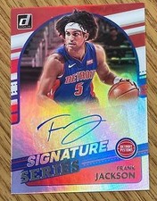 FRANK JACKSON - 2021-22 Donruss - Signature Series - SS-FJK - Detroit Pistons