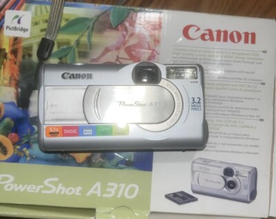 Canon PowerShot A310 デジタルカメラ Canon PowerShot A310 Digital Camera W/Box & Manual 3.2MP PC1203