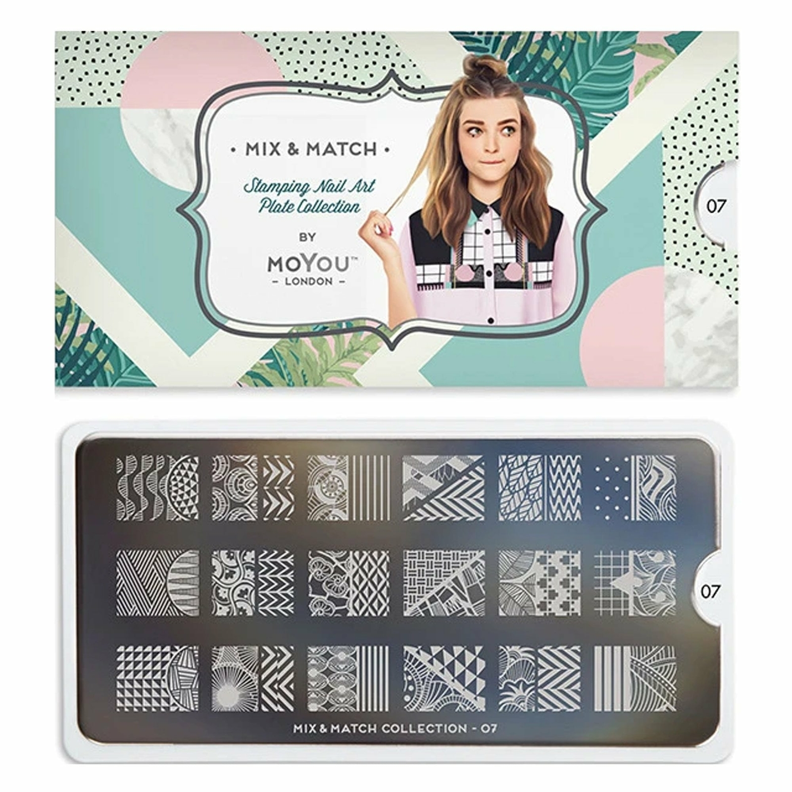 MoYou London Nail Art Image Plate - Mix & Match 07 (692431)
