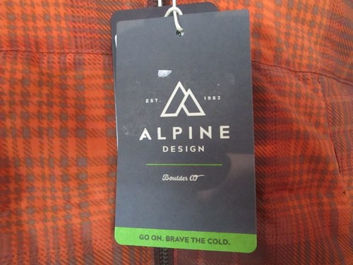 Alpine Design Mens Down Puffer Jacket Rustic Plaid Size Medium - Picture 3 of 10