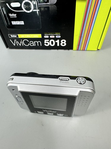 Vivitar Digital Camera Vivicam 5018 5.1MP Black, In Original Box With SD -Tested - Picture 6 of 10