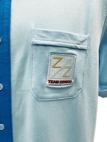 Team Zissou Uniform Shirt Life Aquatic Steve Zissou Movie Costume Ned Plimpton - Picture 9 of 9