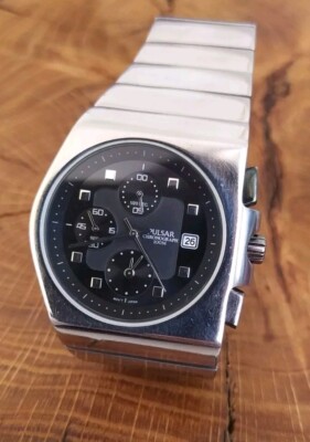 Vintage Royal British Military Pulsar YN92-X089 Chronograph Watch