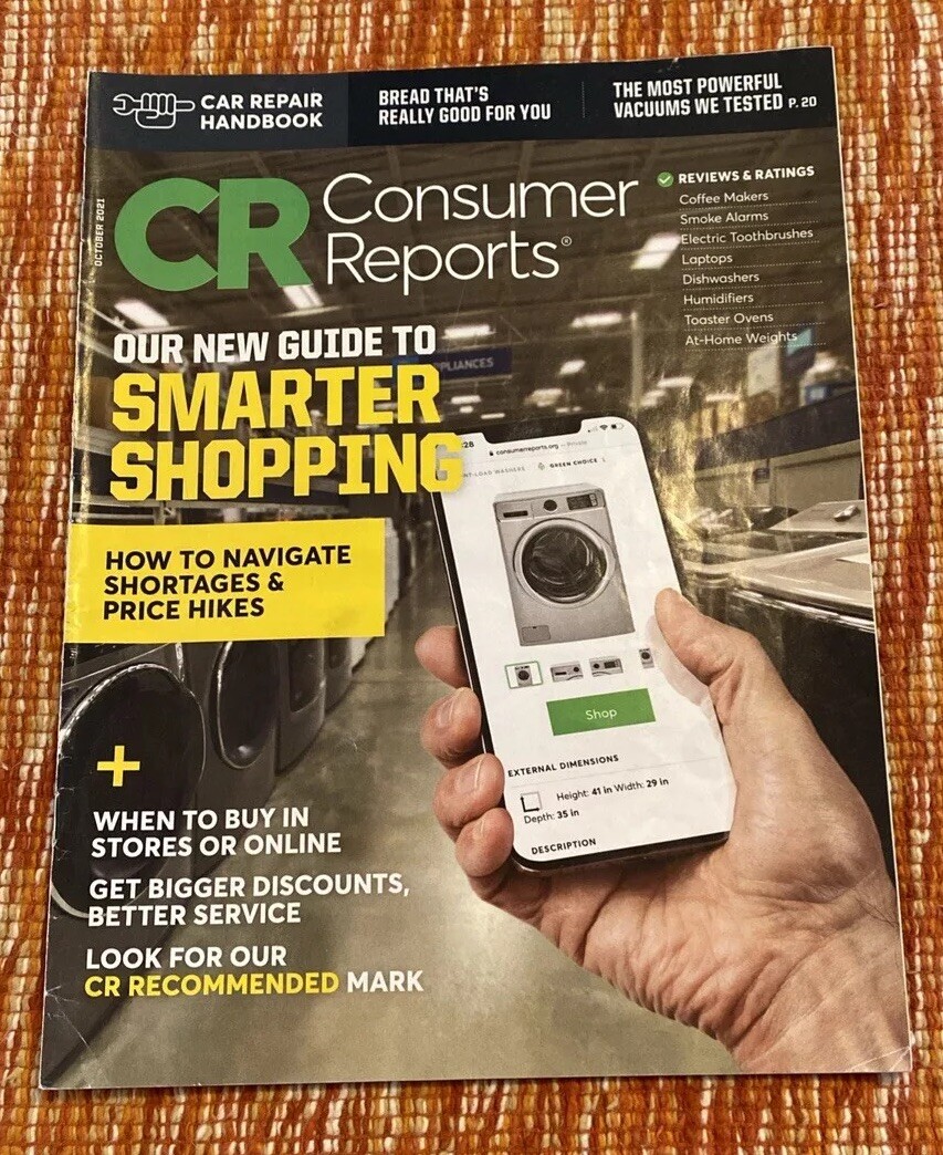 Consumer Reports October 2021 Our New Guide To Smarter Shopping | eBay
