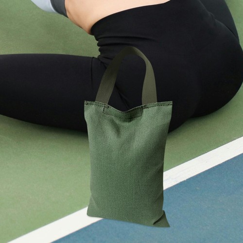4 Stück Segeltuch-Sandsack mit Griff für Pilates, Yoga und Fitness, 2 kg - Bild 9 von 12