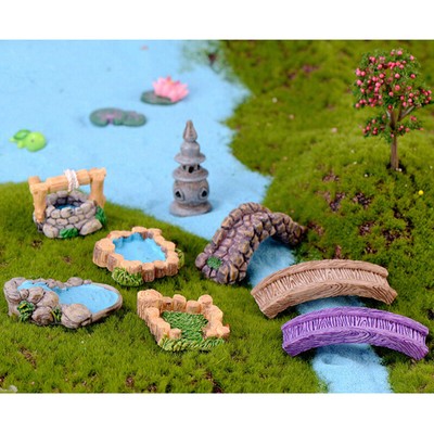 DIY resin mini miniature fairy garden ornament craft house decor accessories  YH