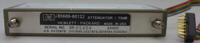 Agilent/HP 85660-60122 Programmable Attenuator 24V DC-18 GHz 0-70 dB 10 dB steps