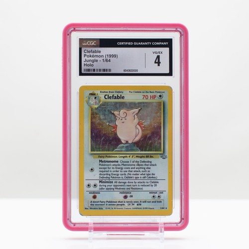 Clefable (Unlimited) graded CGC 4 for sale on eBay