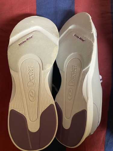 Dexter Raquel V Women's Bowling Shoes Wide Ice/Purple Size 11 Barely used w/ box - Picture 7 of 12