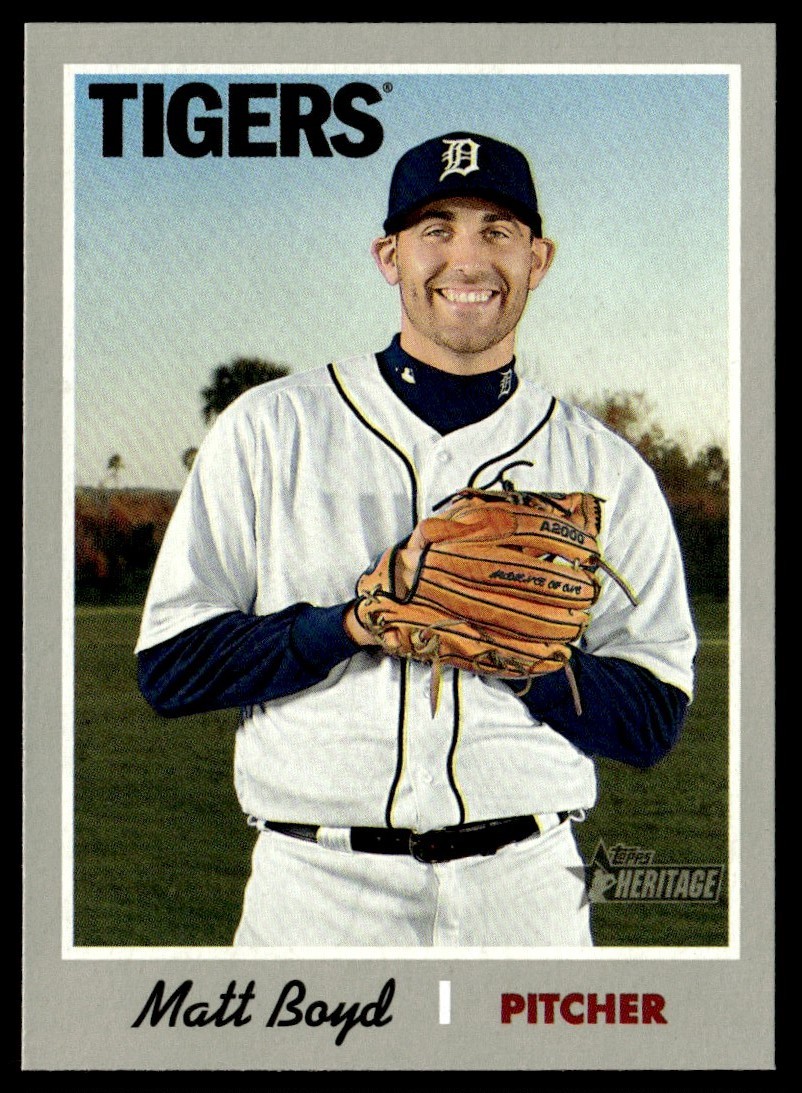 2019 Topps Heritage Matt Boyd Detroit Tigers #152