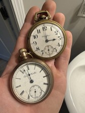 Hamilton 21 Jewel Railroad Grade Pocket Watch + Elgin Pocket Watch