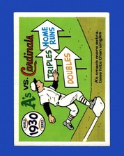 1970 Fleer World Ser. Set-Break # 27 1930 A's/Cardinals EX-EXMINT *GMCARDS*