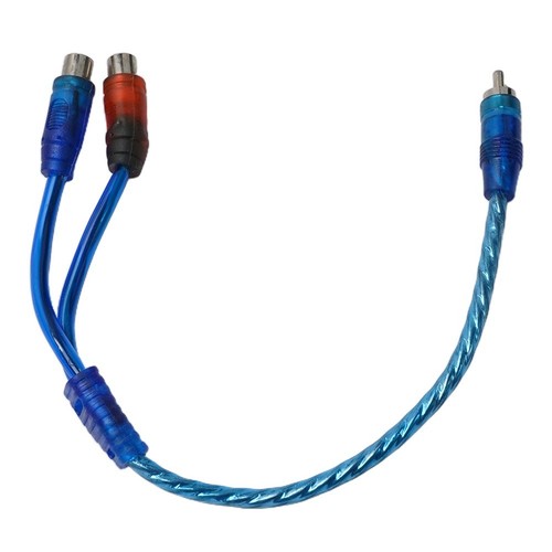 12 High Quality 2-Female To 1 Male Splitter Cable For Car Audio System - Bild 5 von 12