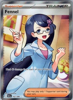 Fennel 162/086 Ultra Rare SV: Black Bolt NM
