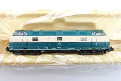 Minitrix 2079 Diesellok BR 221 146-4 der DB, ozeanblau/beige, OVP, (MS05)