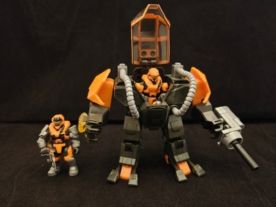 Halo Mega Bloks Construx Containment Outpost Cyclops /w Crew