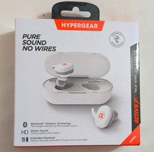 HyperGear Active True Wireless Bluetooth In-Ear Stereo Earbuds White
