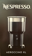 NEW IN BOX Nespresso Aeroccino XL Milk Frother Stainless steel and plastic cover