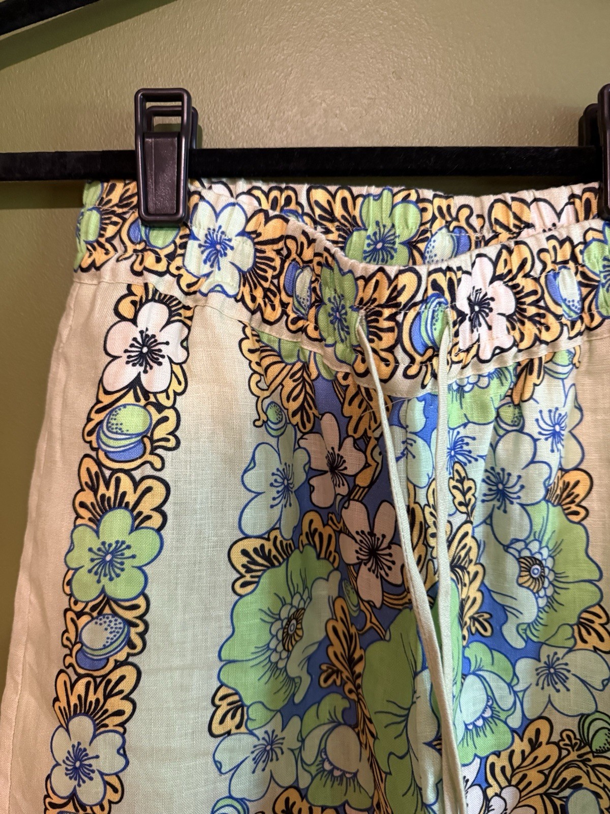 ALEMAIS Floral Camp Shirt & Wide Leg Pants Set Women's AU 6 US 2 Resort Coord image 7