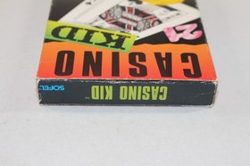 Casino Kid NES Nintendo Complete CIB Good Condition w/ RARE Poster! NICE!