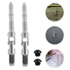  2 Sets Drop Shaft For Horizontal Jack: Trailer Crank Jack Accessories - Iron