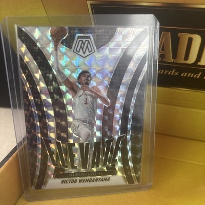Panini Victor Wembanyama Spurs 2024-25 Mosaic Elevate WHITE FLOURESCENT #11 NBA