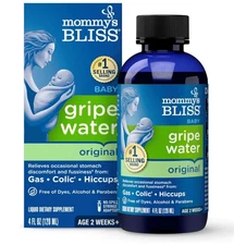 Mommy's Bliss GRIPE WATER Original Infant Gas Relief, 4 fl oz - FREE SHIPPING!