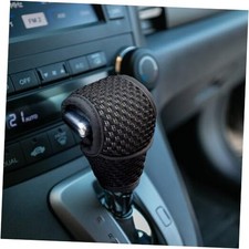 Car Gear Shift Knob Cover, Auto Manual Gear Shift Knob Protector, Anti Black