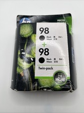 HP 98 Black Ink Cartridge Double Box exp Nov 2014