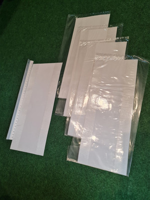 5 x Premium Qualität Cricketschläger Anti-Abrieb Blatt mit Faser Rand Streifen: Neu
