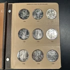 Complete 1986-2026 BU American Silver Eagle 42-Coin Set Dansco Album