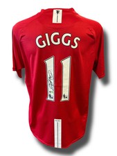 RYAN GIGGS SIGNED MANCHESTER UNITED 2007/08 HOME SHIRT (ACG CERT AG16615)