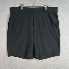 Nike Dri Fit Shorts Adult 38 Black Standard Fit Golf Performance Mens