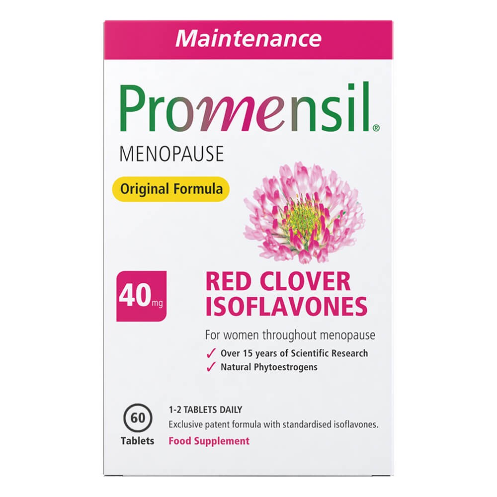 Promensil Original Strength 60 Capsules Menopause Support for Hot Flushes