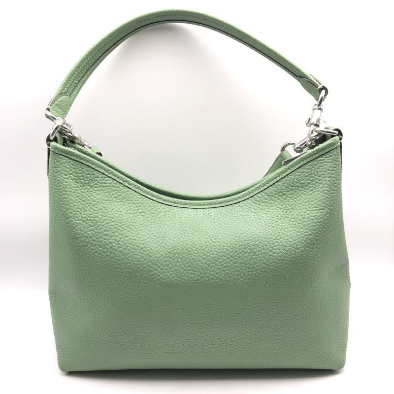 COACH Laurel A2432 CR148 Green Pebbled Leather 2Way Shoulder Crossbody Bag