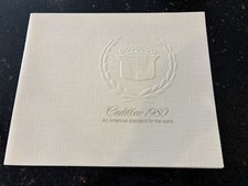 Original 1980 Cadillac Sales Brochure An American Standard for the World