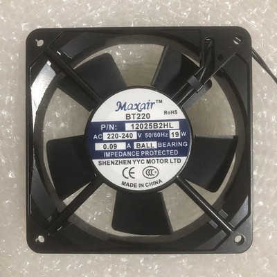 1PCS New Maxair H12025B2HL AC 220V 2 wire cabinet cooling fan #as