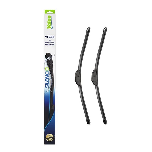 2X Valeo Silencio Flachbalkenwischer SET Vorne Passend FüR Land Rover Discovery-image