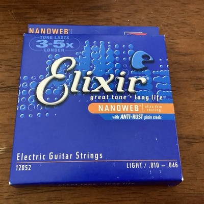 Elixir Nanoweb Electric Guitar Strings Light 10-46