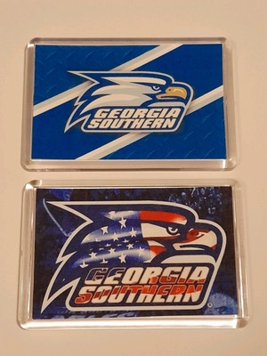 NFL American College Football Georgia Southern Eagles Acryl Kühlschrankmagnet X2