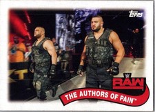2018 Topps Heritage WWE Tag Teams and Stables #TT-15 The Authors of Pain 