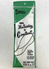 Vintage Constant Miss Secretary Terries Terry Cloth Socks Booties Womens 8-11