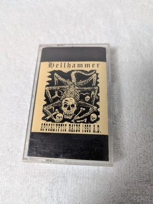 Hellhammer Apocalyptic Raids 1990 A.D. Cassette Tape Noise Tested 
