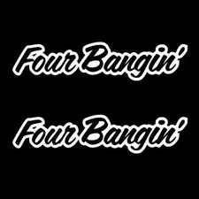 2 Four Bangin Jdm Cool Sortaflash Hella Dope Car Vinyl Decal Stickers